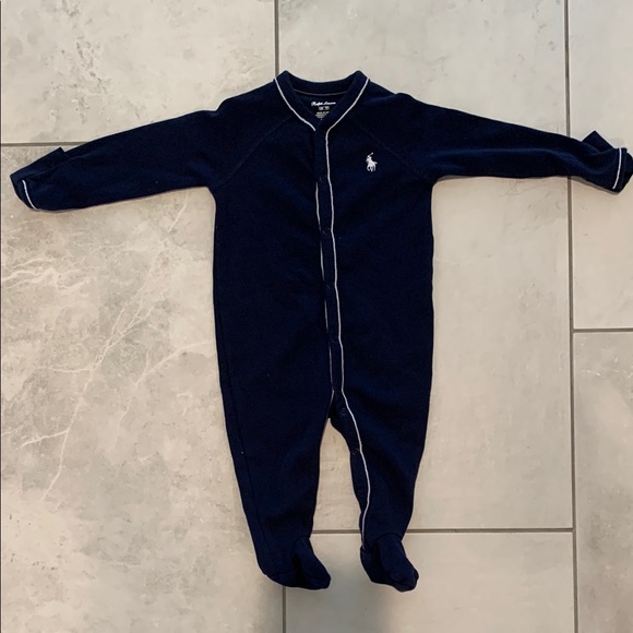 Ralph Lauren Baby Boys Cotton Footed Coverall ✨2 for 10✨ - Picture 3 of 10